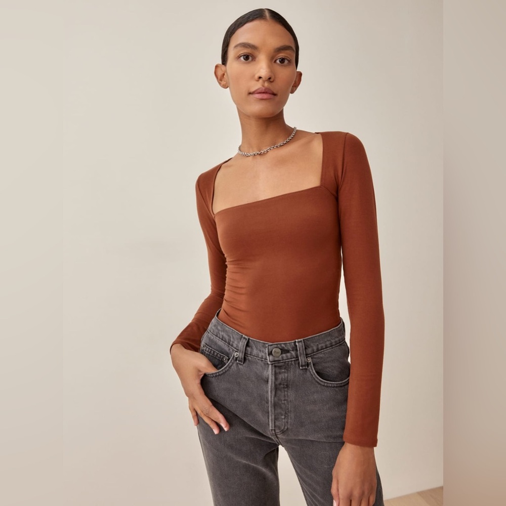 Reformation Walter Knit Top